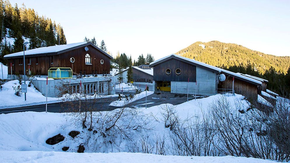 Il Centro federale d'asilo del Glaubenberg (OW) si trova in un ex accantonamento militare. (foto d'archivio)