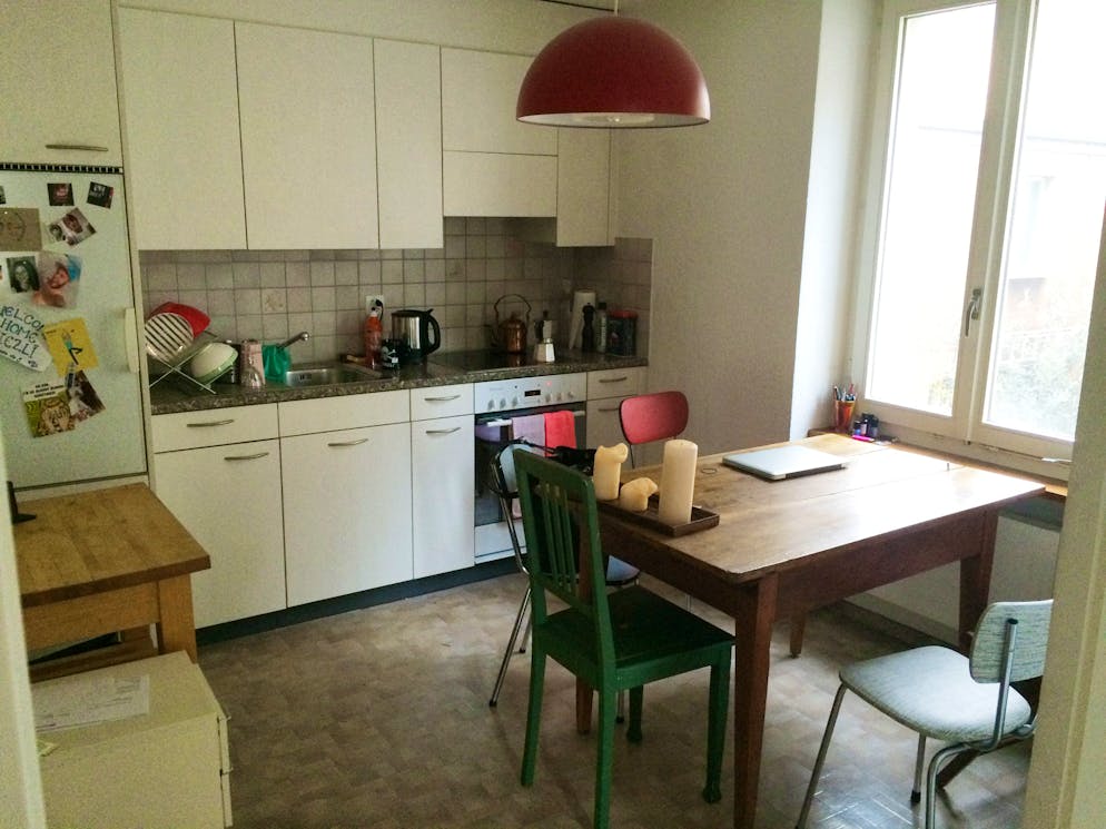 «Es war der Ort, an dem die Party begann und irgendwann mit dem Schlummertrunk zu Ende ging»: Michelle de Oliveira über ihre ehemalige Küche.