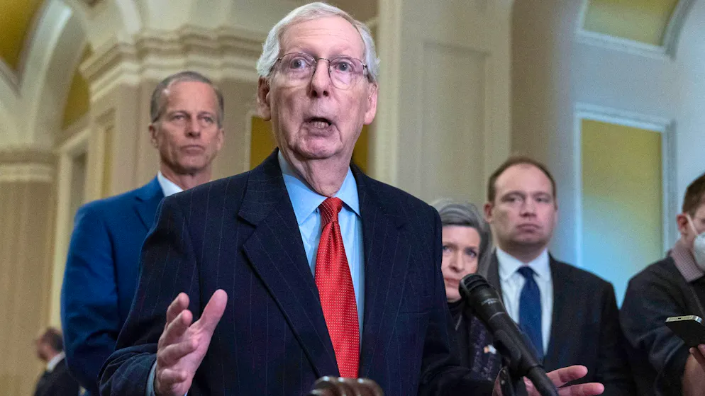 Der Republikaner Mitch McConnell stärkt der Nato den Rücken.