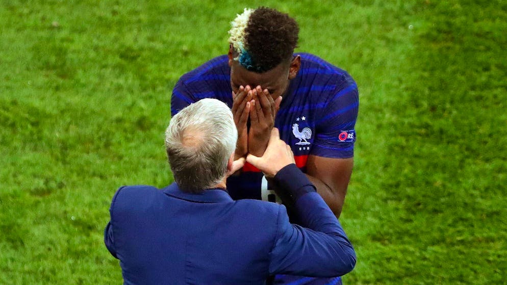 Didier Deschamps au soutien de Paul Pogba (archives).