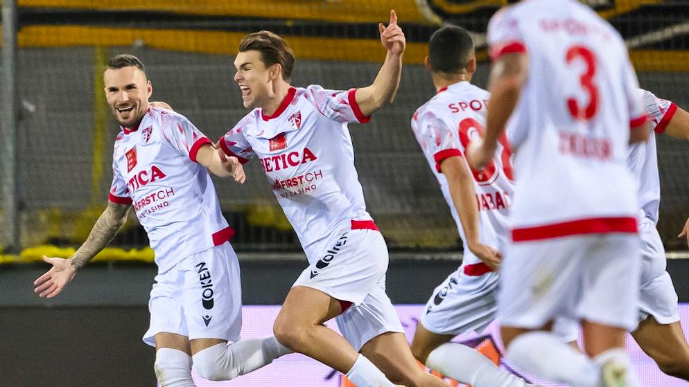 Grosser Jubel beim FC Sion.