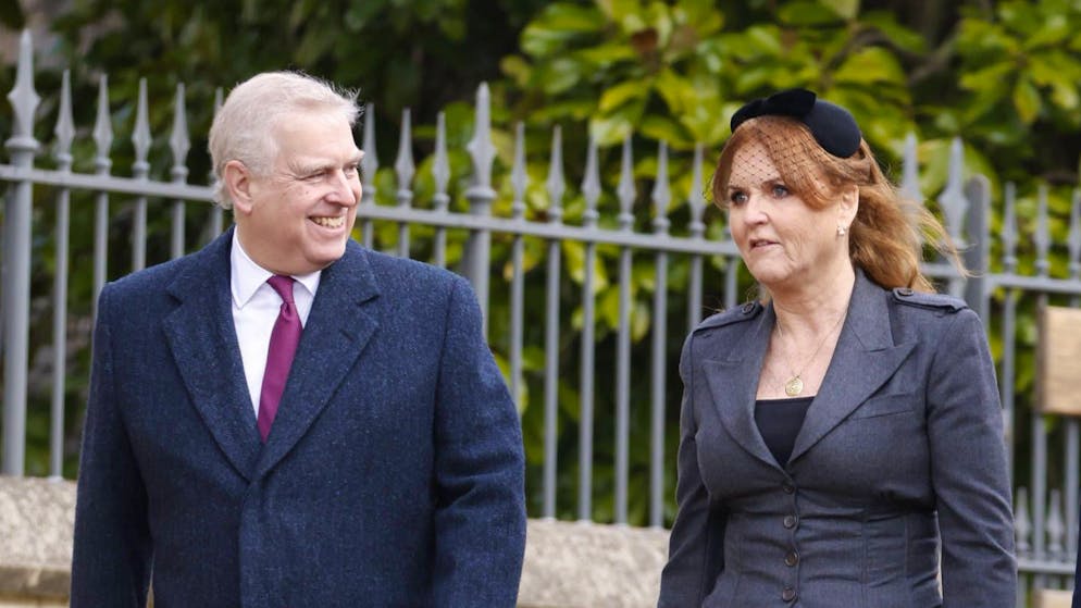 Per l'assenza di Carlo e William. Il principe Andrea alla guida dei reali, britannici inorriditi