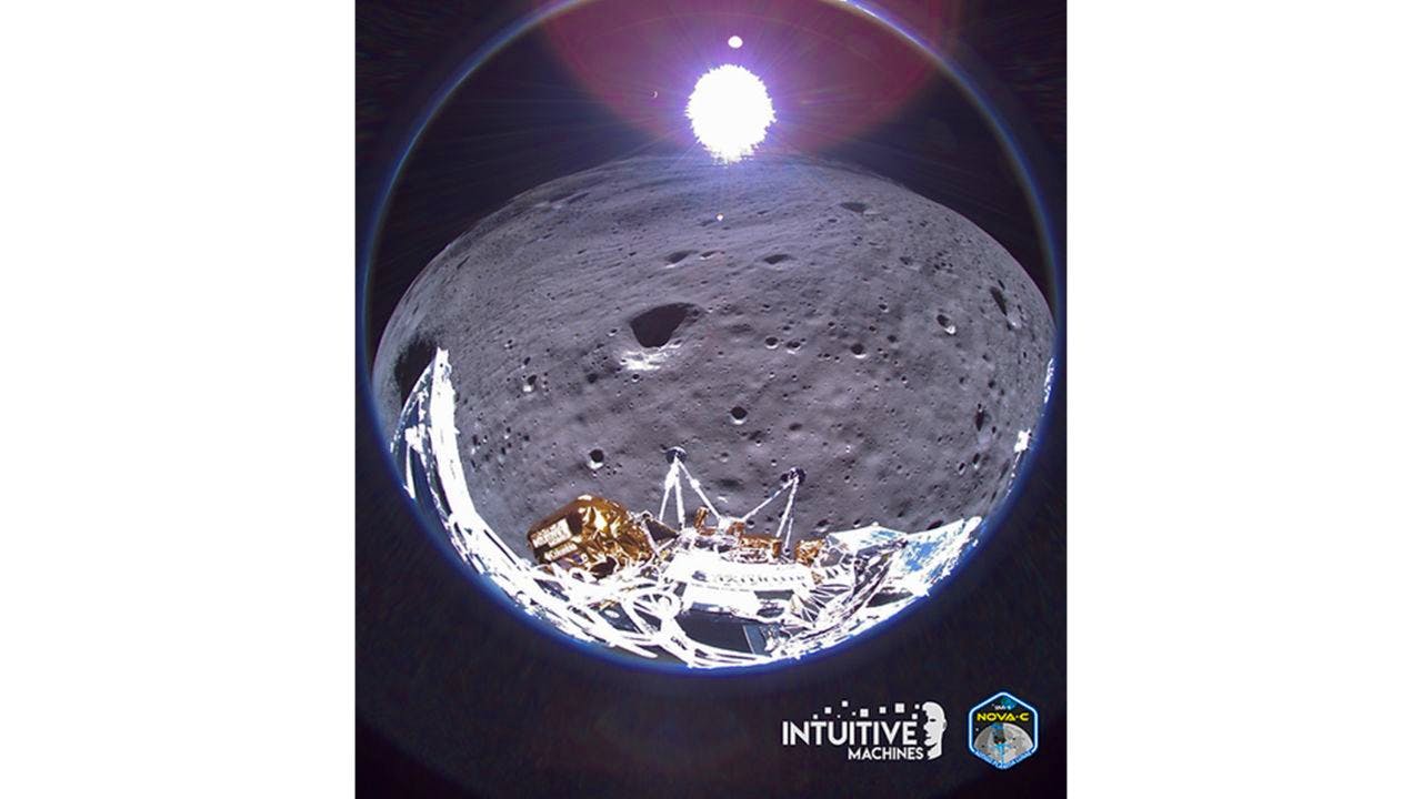 Raumfahrt. US-Landegerät Odysseus ist auf dem Mond der Strom ausgegangen