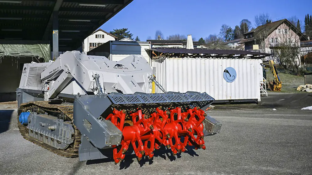 Une machine de déminage de la fondation suisse Digger (archives).
