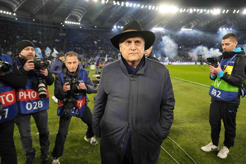 Il presidente della Lazio Claudio Lotito.