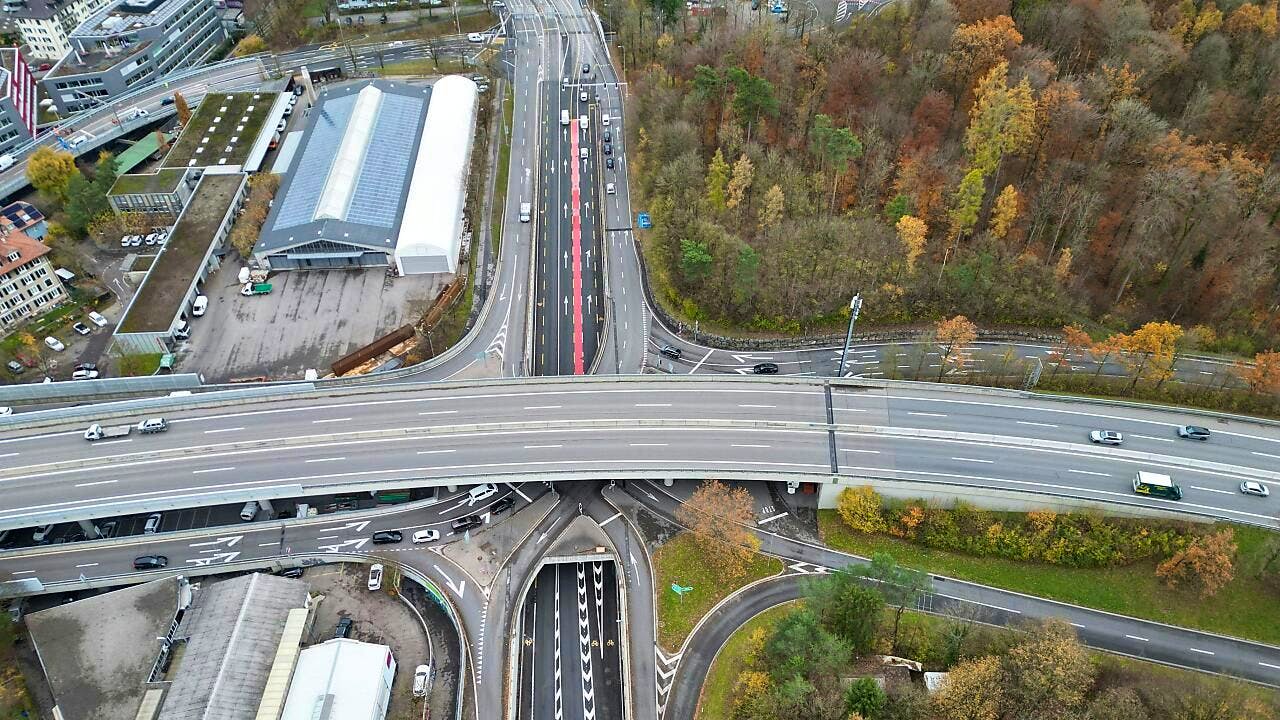Autobahn. Sperrung des A12-Anschlusses Bern-Bümpliz bedingt Umleitung