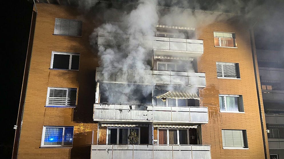 Am Montagmorgen brach an der Kapplerstrasse in Ebnat-Kappel ein Brand aus.