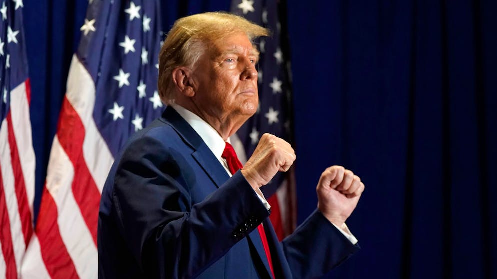 Auch nach dem Super Tuesday wird Donald Trump noch kein Freudentänzchen aufführen können. Erst die Vorwahlen am 12. März dürften ihn die benötigte Marke von 1'215 Delegiertenstimmen knacken lassen.