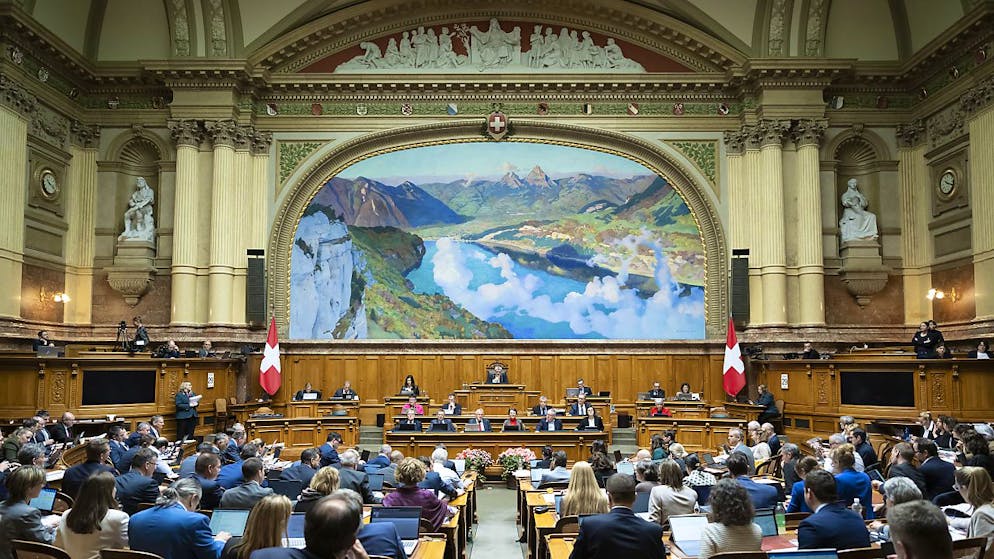 Le Conseil national s'est penché sur un texte demandant la création d'un fonds de reconstruction pour l'Ukraine (archives).