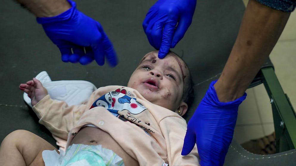 Allarme dell'Unicef per le morti di mabini a Gaza