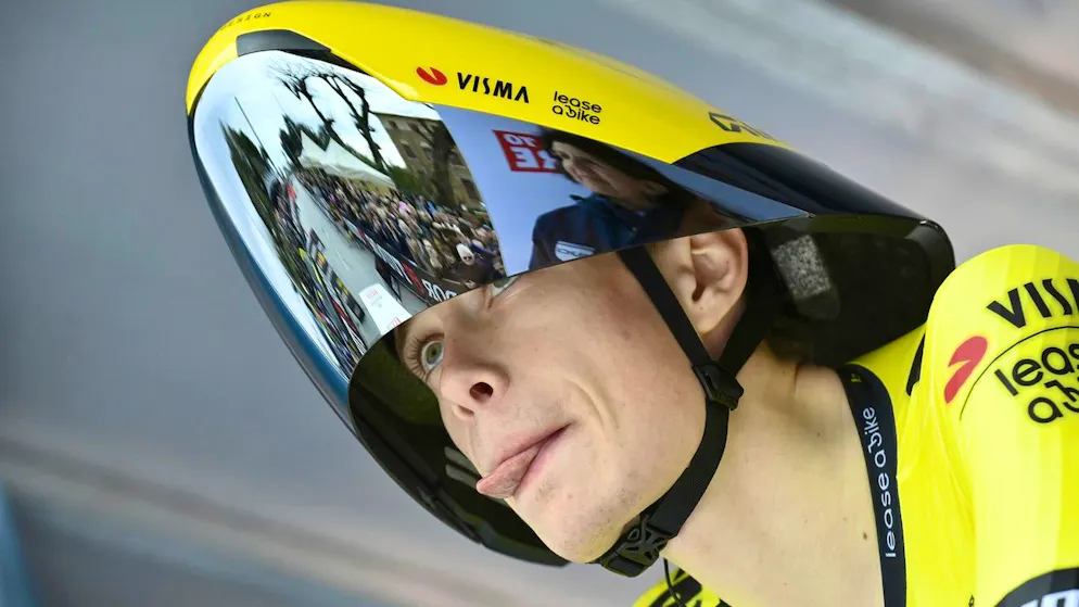 Le nouveau casque de Jonas Vingegaard ne laisse personne indifférent. 