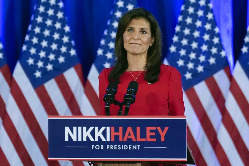 Nikki Haley war die letzte Rivalin von Ex-Präsident Donald Trump in den parteiinternen Vorwahlen der Republikaner. 