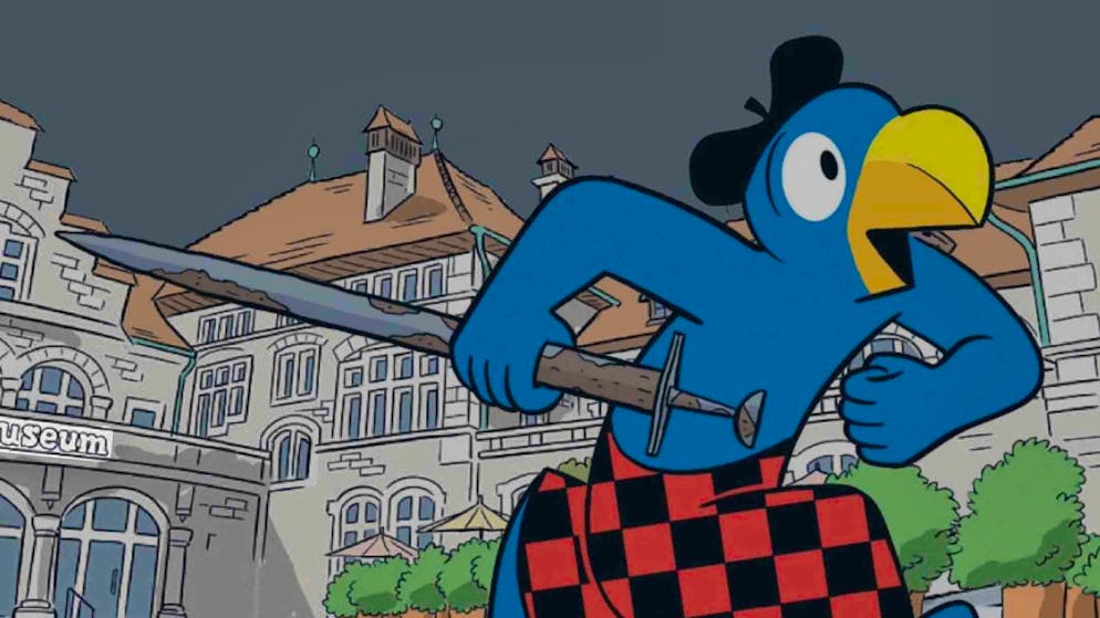 Neues Buch des Kinderstars. Globi geht ins Museum