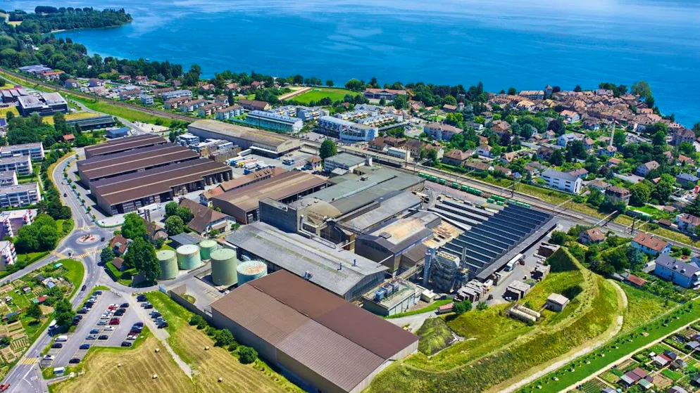 Lo stabilimento di Saint-Prex fa parte della storia dell'industria svizzera.