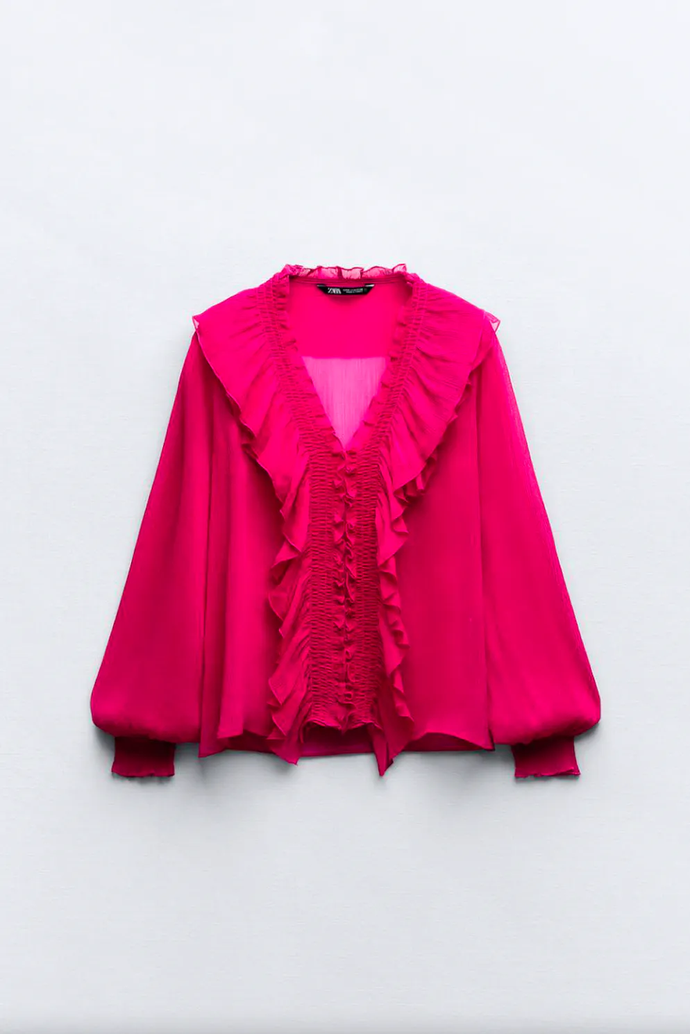 Quinta tendenza: boho chic. Camicetta rosa di Zara per circa 46 franchi.