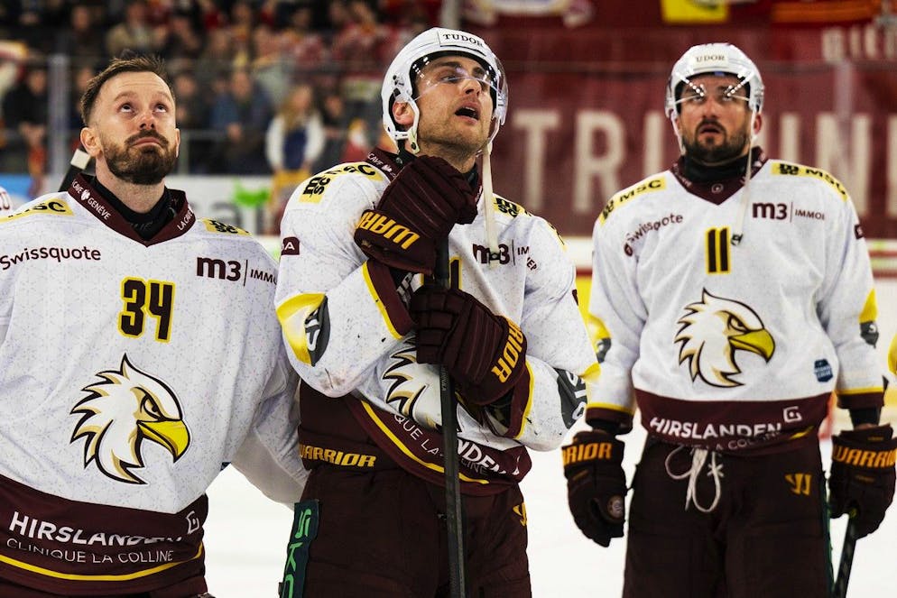 Bienne a pu se qualifier pour la suite du play-in en faisant match nul 2-2 avec Genève dans le Seeland, envoyant les Genevois en vacances.