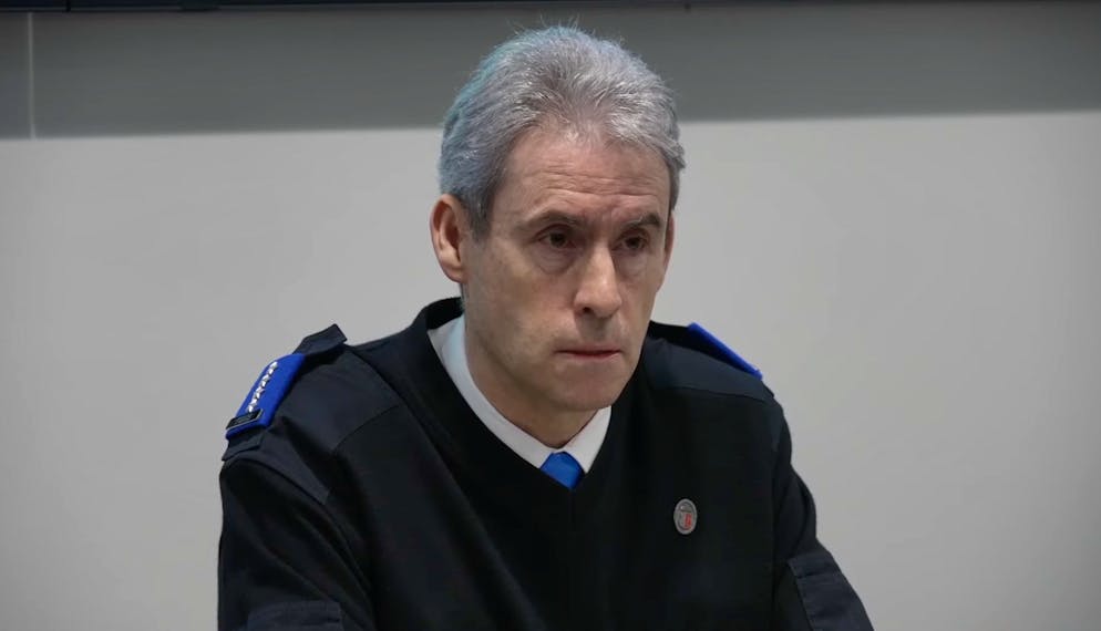 Polizeikommandant Christian Varone.