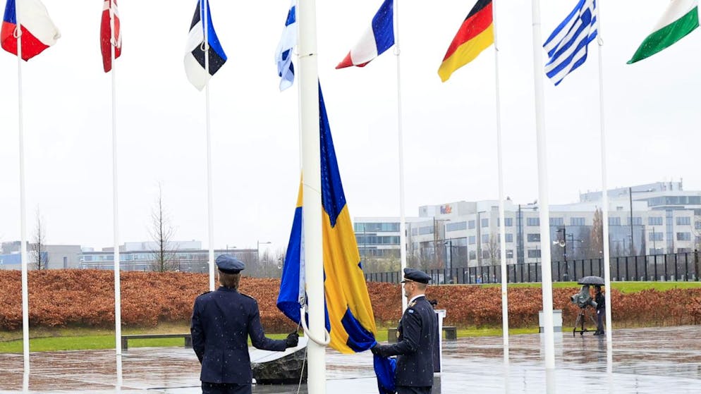 La cerimonia per l'accesso della Svezia alla Nato si è svolta oggi a Bruxelles