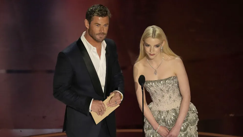 Gli OScar 2024. Chris Hemsworth e Anya Taylor-Joy hanno consegnato il premio per il miglior film d'animazione dell'anno, andato al film giapponese «The Boy and the Heron».