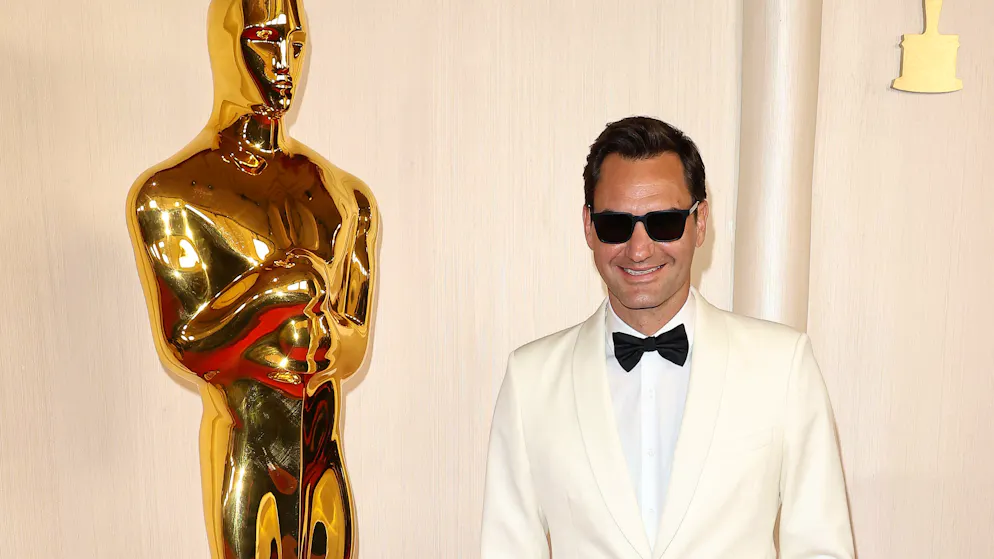 Roger Federer in guter Gesellschaft. Das sind die schönsten Looks der Oscars 2024