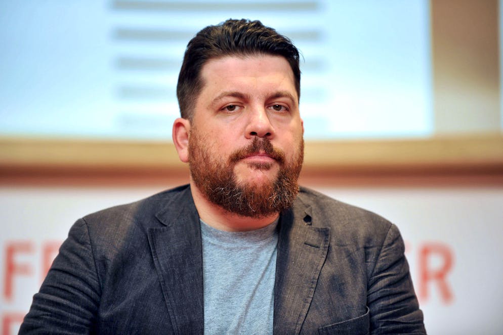 Frankfurter Buchmesse 2022. Leonid Michailowitsch Wolkow am 20.10.2022 auf der Frankfurter Buchmesse. 20221019MWI47541 *** Frankfurt Book Fair 2022 Leonid Mikhailovich Volkov on 20 10 2022 at the Frankfurt Book Fair 20221019MWI47541 