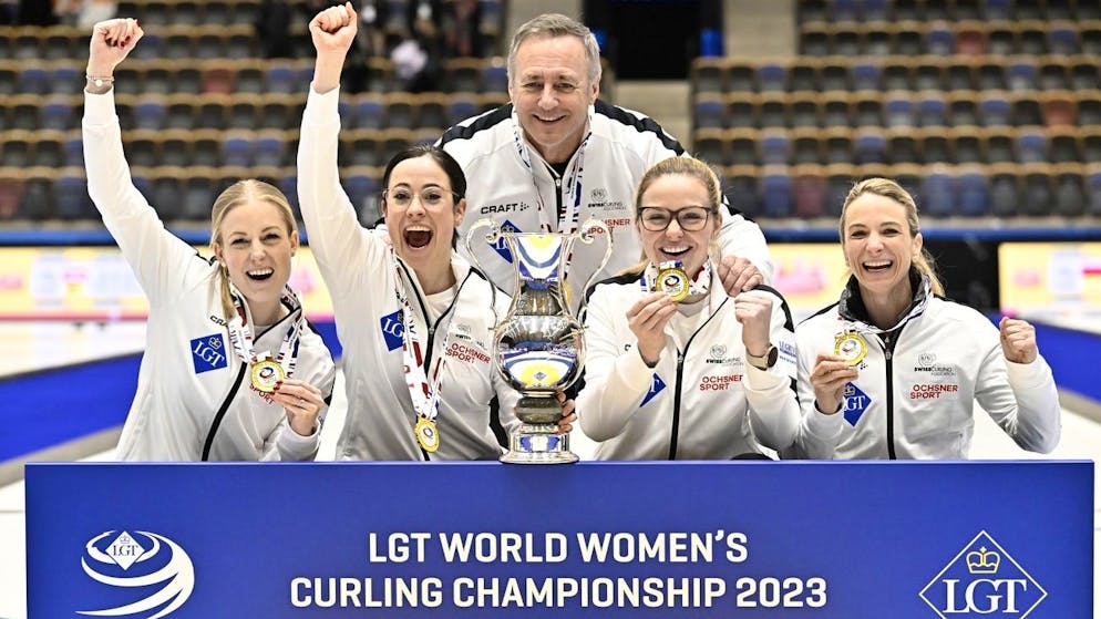 Le CC Aarau de la skip Silvana Tirinzoni (à droite) visera à Sydney un 5e titre mondial consécutif.