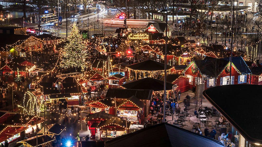 Das Zürcher Wienachtsdorf auf dem Sechseläutenplatz wird 2025 zum letzten Mal durchgeführt.