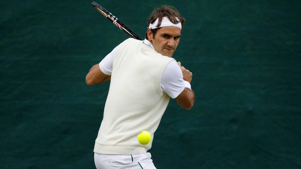 Il rovescio d'autore di Roger Federer 