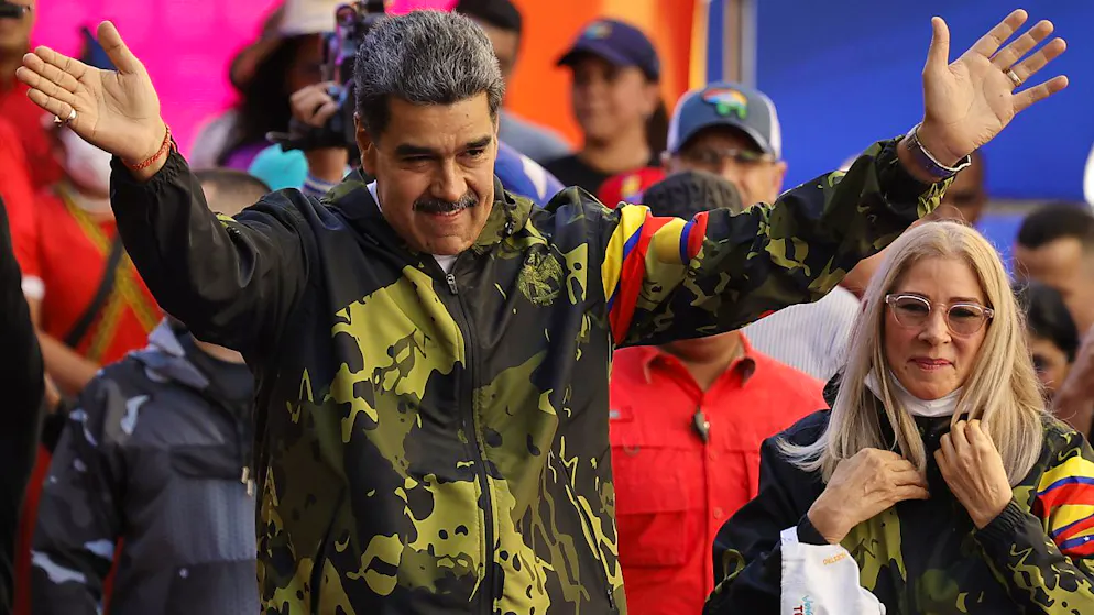 Le président du Venezuela Nicolas Maduro a été investi samedi par son parti pour briguer un troisième mandat présidentiel (archives).