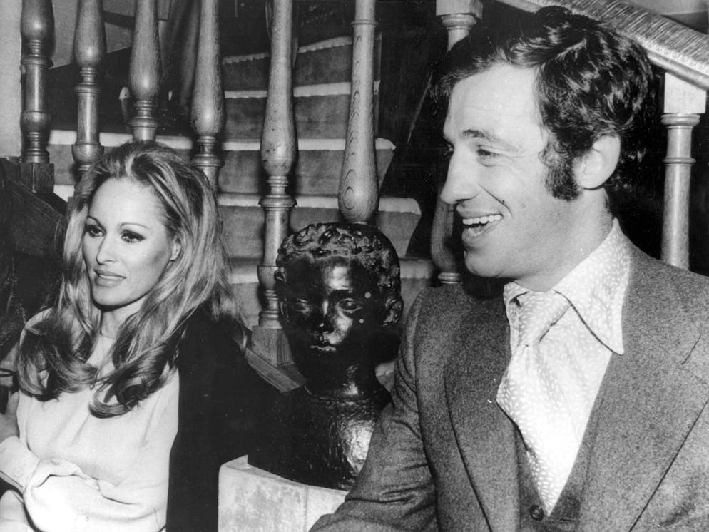 L'icona svizzera Ursula Andress. Nonostante una relazione a volte turbolenta, Ursula Andress ha un bel ricordo della sua storia d'amore con Belmondo.
