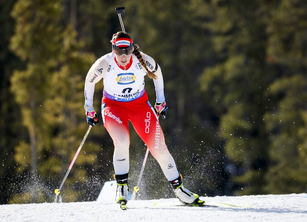 Lena Häcki-Gross a terminé 10e à Canmore.