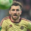 Miroslav Stevanovic of Servette Geneva in action during the Viktoria Plzen vs Servette Geneva football return match of the Europa League semi-final on March 14, 2024, Pilsen, Czech Republic. (CTK Photo/Slavomir Kubes) (KEYSTONE/CTK/Slavomir Kubes)