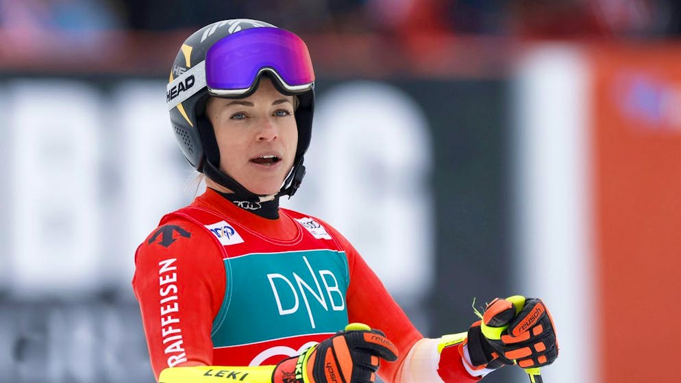 Lara Gut-Behrami ist im Super-G-Training schwer gestürzt.  