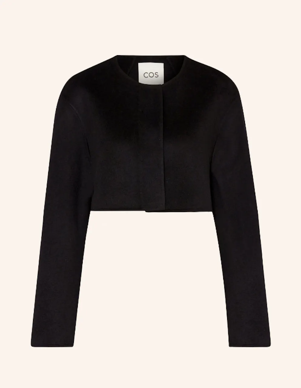 5. Trend: Cropped-Schnitt. Schwarze Cropped-Jacke mit Cut-Outs von COS für 179 Franken, via Breuninger.