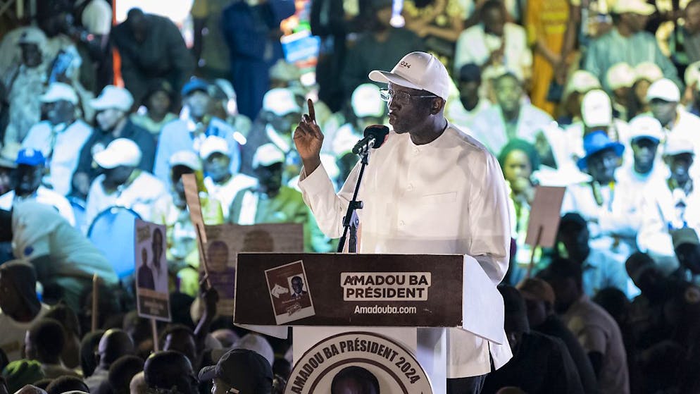 Le candidat du pouvoir Amadou Ba a "félicité le président Bassirou Diomaye Diakhar Faye pour sa victoire dès le premier tour" (archives),