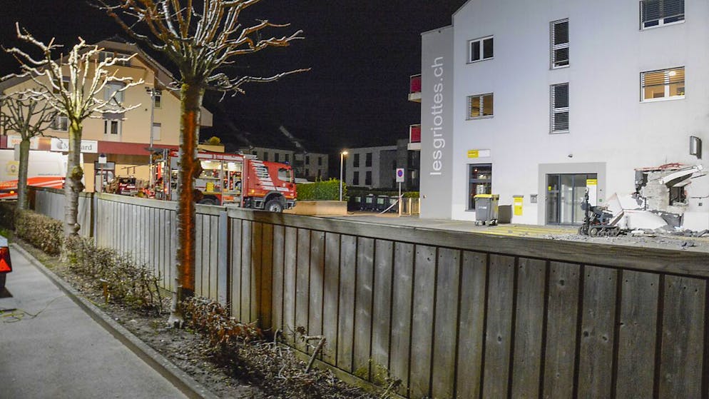 Des malfrats ont fait exploser un bancomat à Yvonand durant la nuit de lundi à mardi.