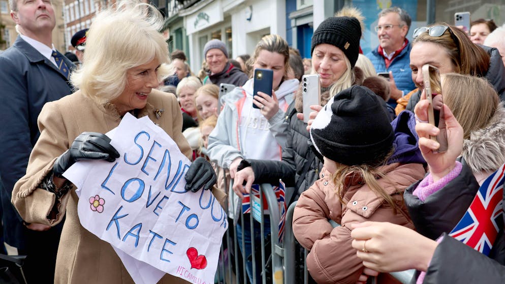 Tragende Säule in Krise. Camilla ist die royale Retterin – und nimmt Glückwünsche für Kate entgegen