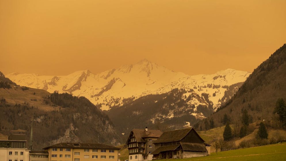 Saharastaub in der Schweiz. An Ostern wird es warm, windig — und staubig