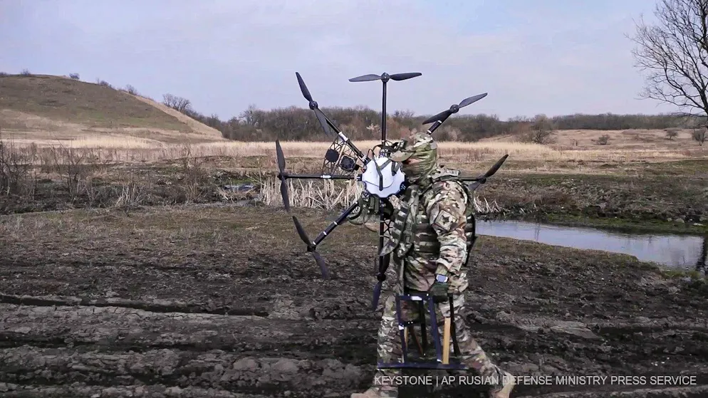 En Roumanie des fragments de drone ont déjà été découverts en 2023 après l'invasion russe de l'Ukraine et les bombardements intensifs de son infrastructure portuaire sur le Danube (archives).