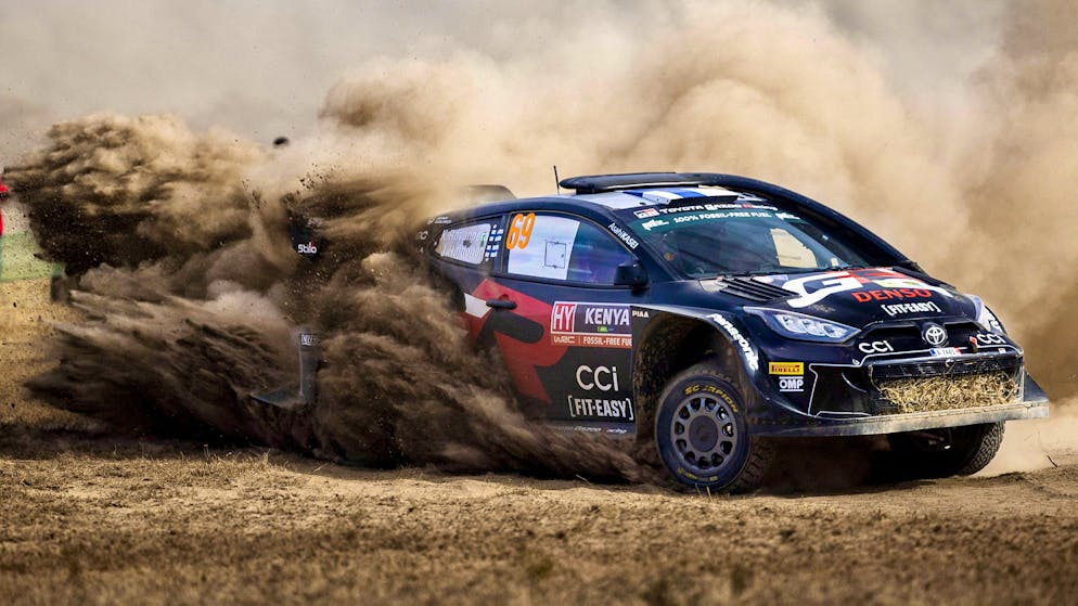 Kalle Rovanperä occupe toujours solidement la tête du Rallye du Kenya.