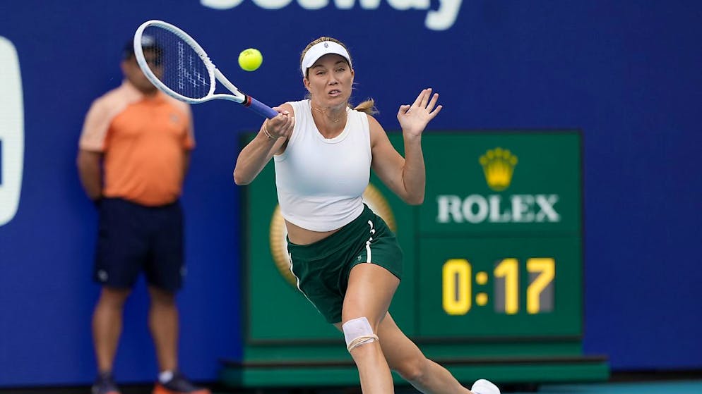 Danielle Collins überrascht im Final von Miami und schlägt die favorisierte Weltnummer 4 Jelena Rybakina in zwei Sätzen