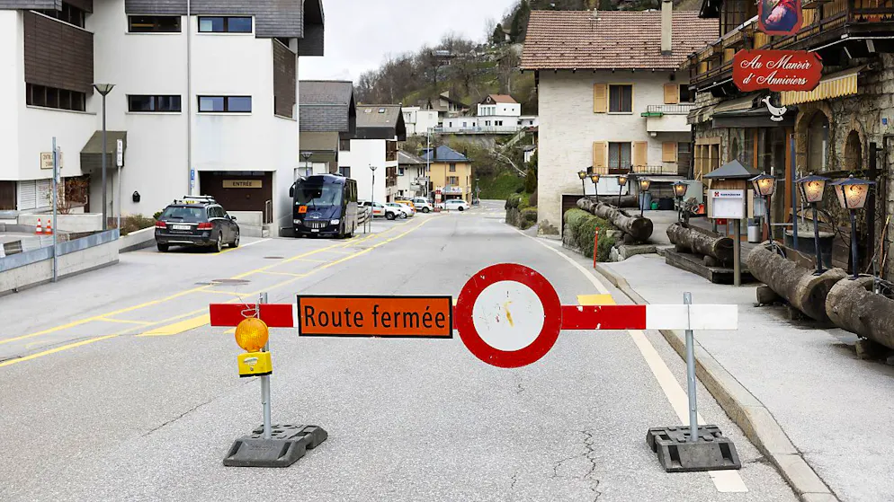 Glissement de terrain. L'accès au Val d'Anniviers rapidement rétabli
