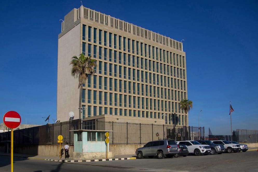 L'ambassade des États-Unis à La Havane, Cuba, le 4 janvier 2023.