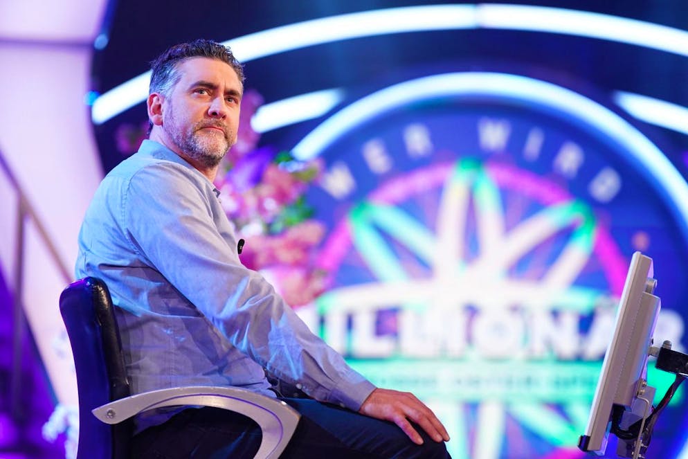 «Wer wird Millionlär»: Günther Jauch erliegt französisischem Charme. Schauspieler Christian Stock erspielte 64'000 Euro.