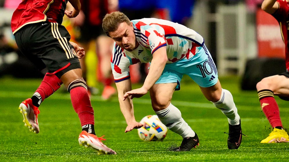 Une semaine contrastée pour Xherdan Shaqiri, introduit à la 80e minute à Atalanta.