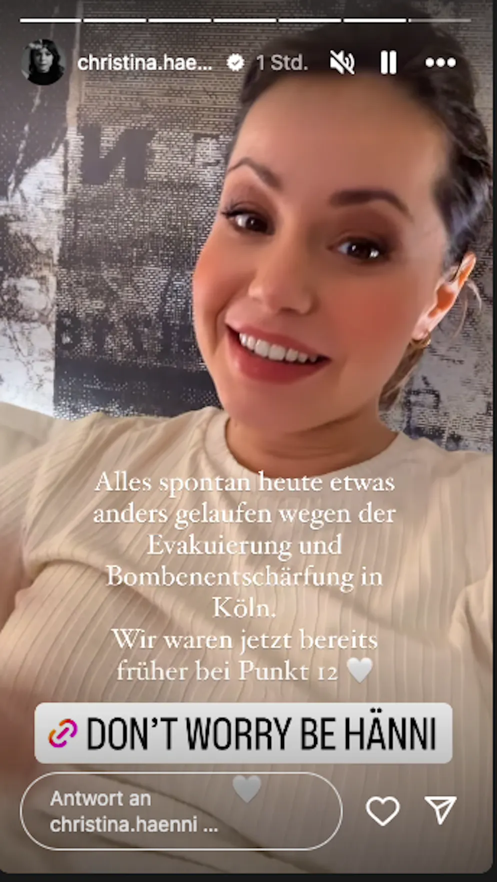 Luca und Christina Hänni sind bei den RTL-Formaten «Punkt 8» und «Punkt 12» am Mittwoch zu Gast.