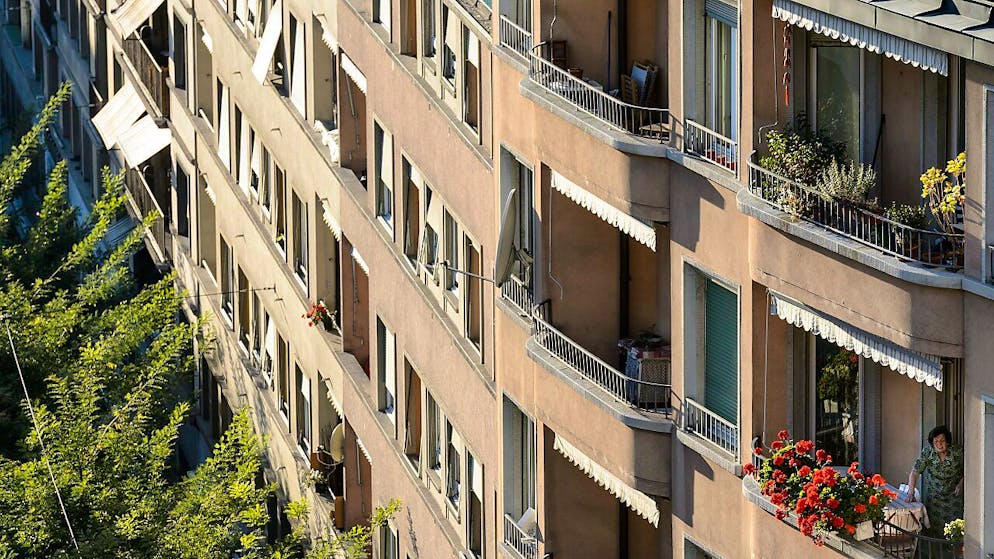 Si les loyers ont baissé dans la région lémanique et au Tessin, dans le Nord-Ouest de la Suisse ainsi que dans le Mittelland, ils ont en revanche  augmenté en Suisse centrale (archives).