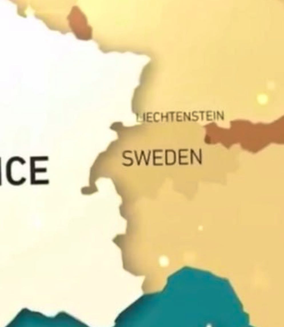 L'imbarazzante dettaglio sulla mappa del Dipartimento di Stato americano.