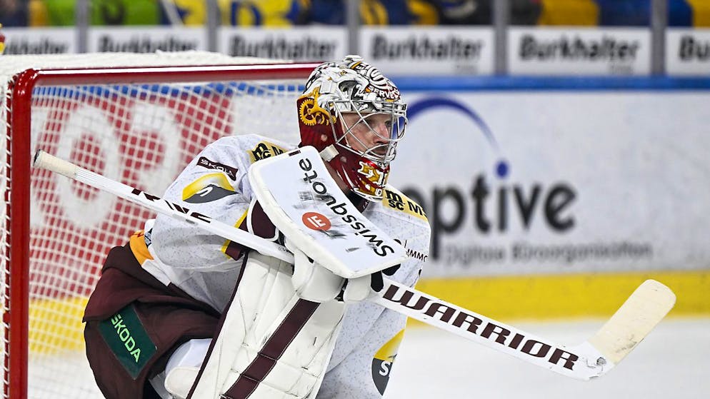 Der Schweizer Goalie Robert Mayer steigt im Herbst in seine neunte Saison mit Genève-Servette