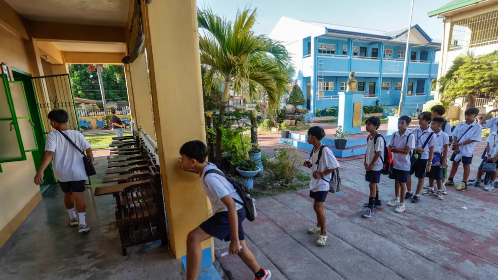 Des milliers d'écoles ont fermé aux Philippines en raison de la chaleur.